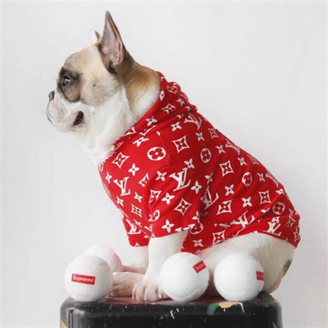 louis vuitton supreme dog sweater|supreme x louis vuitton logo.